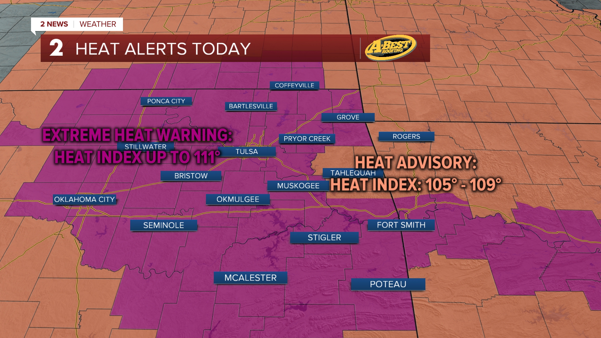 Heat Alerts Monday