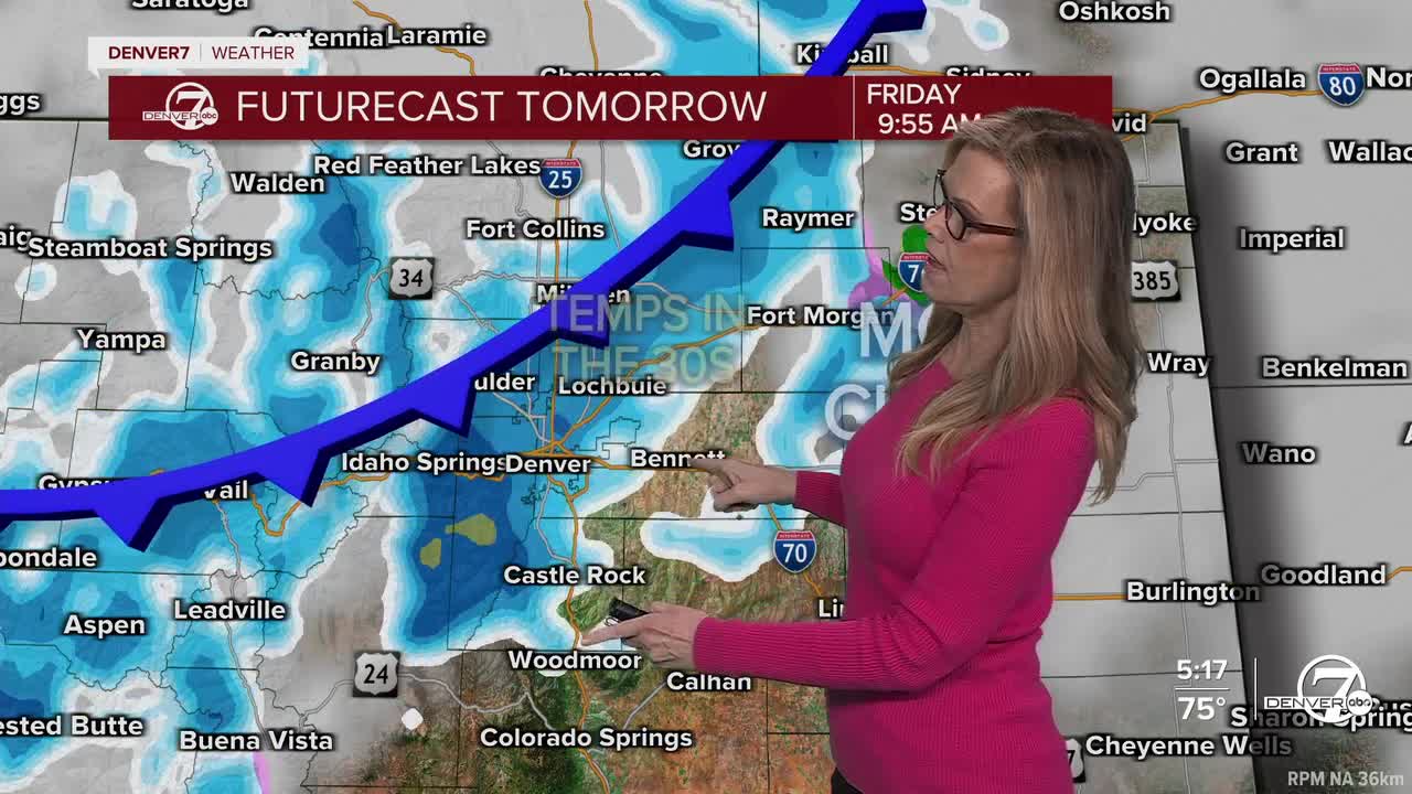 Cold front on Friday
