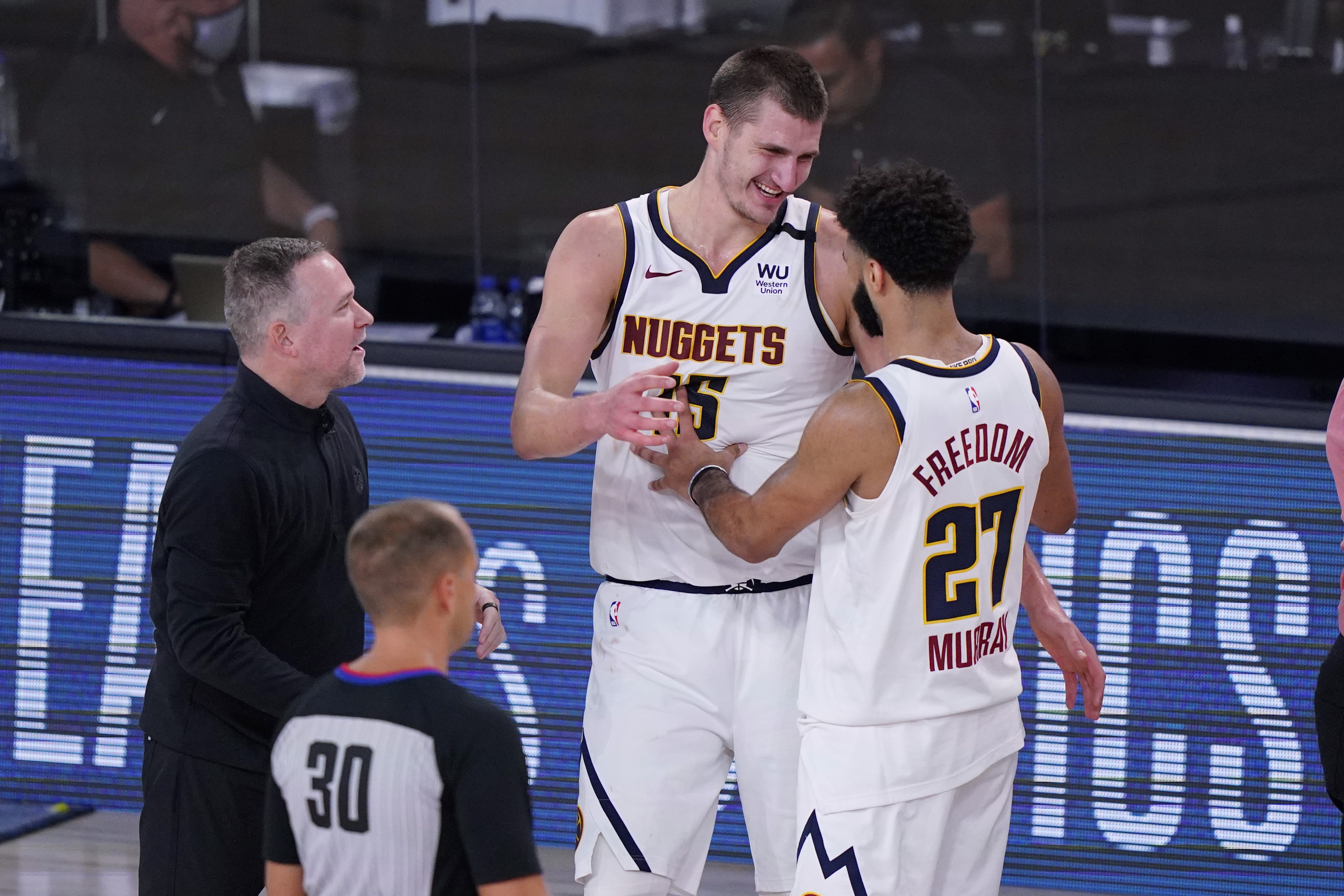 Michael Malone, Nikola Jokic, Jamal Murray