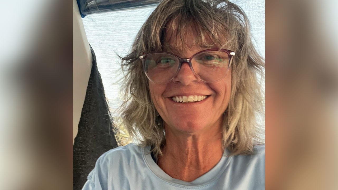 A photo of Lynette Hooker, an American woman who is reportedly missing at sea in the Bahamas.
