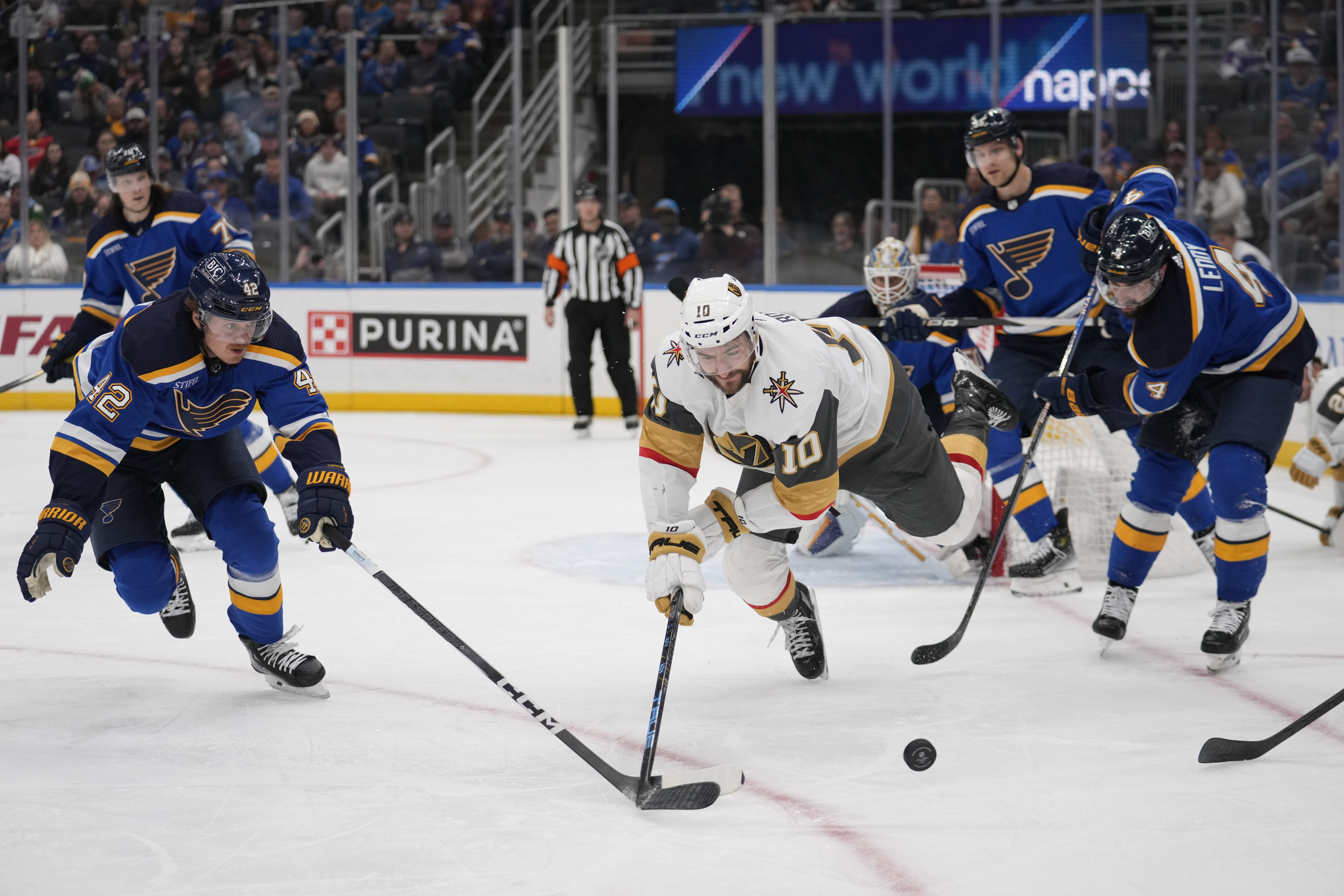 Golden Knights Blues Hockey