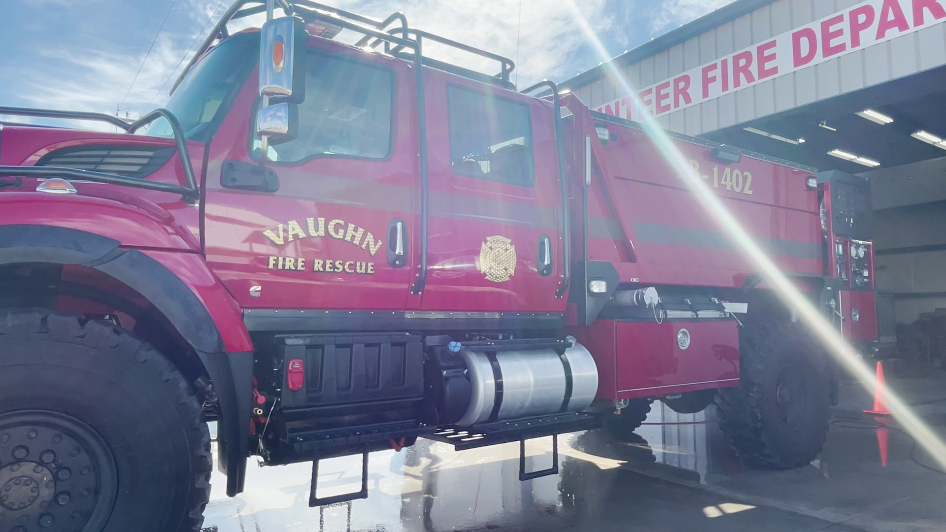 New 'monster' fire truck for Vaughn
