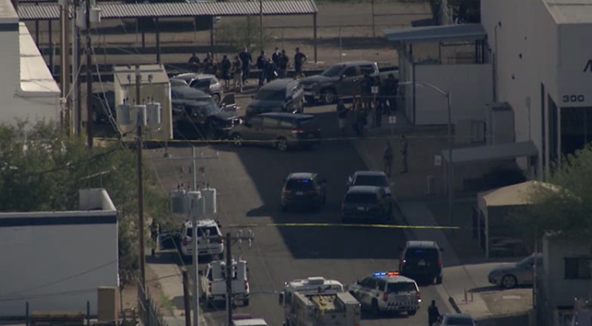 Police shooting involving US Marshals at 24th St and Washington