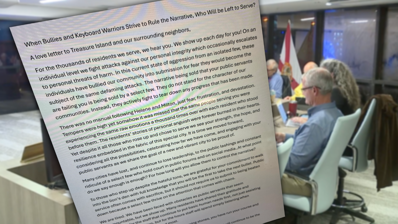 Treasure island letter