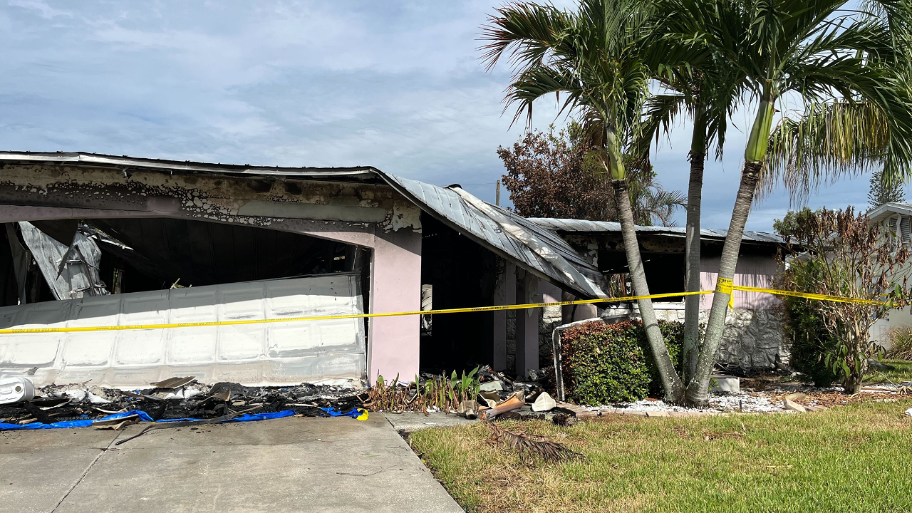 Shore Acres family loses home to fire after neighborhood floods during Hurricane Idalia