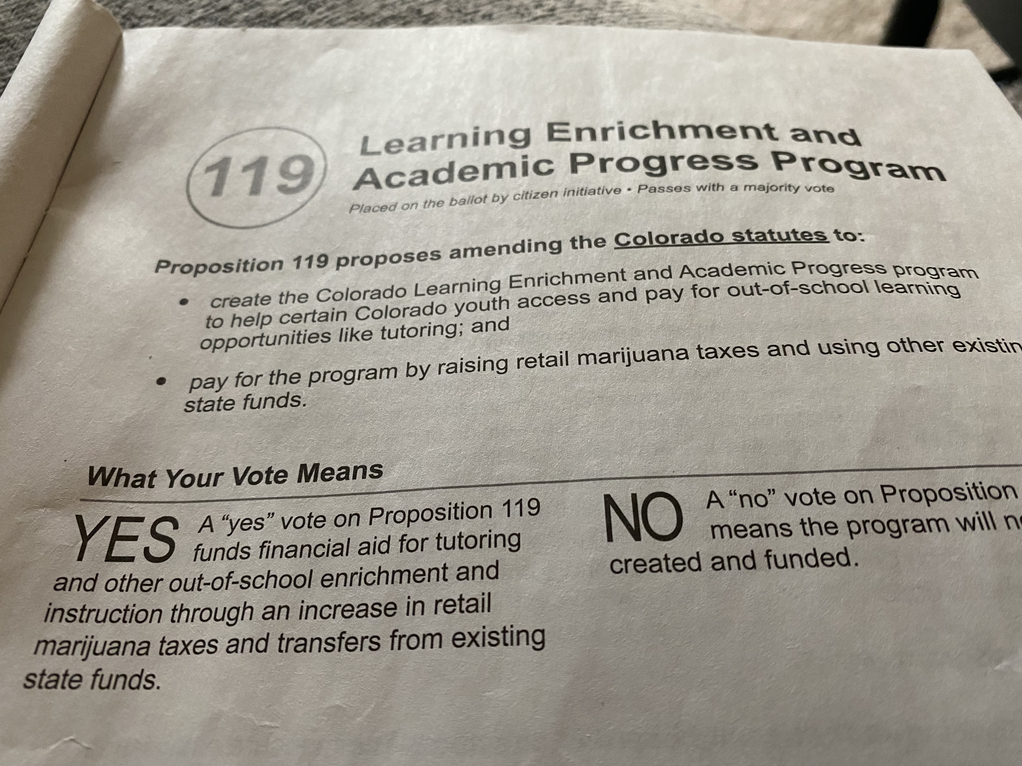 Prop. 119