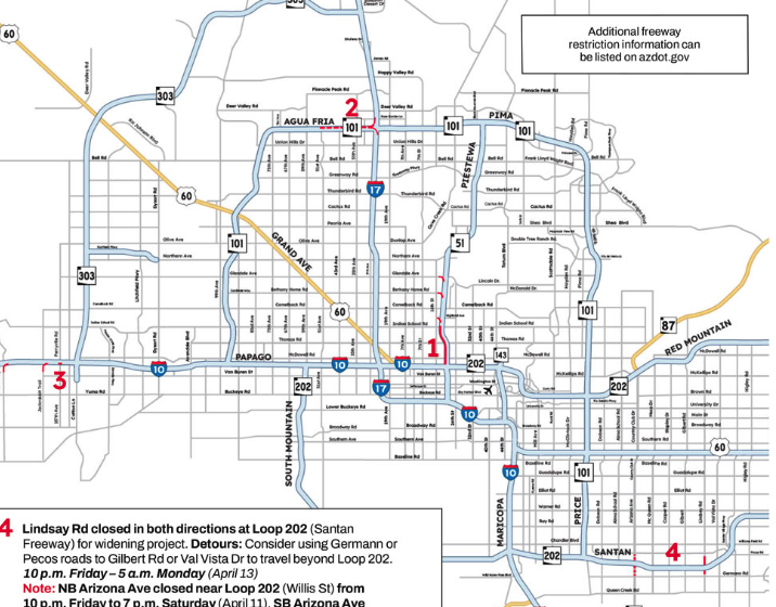 weekend travel advisory