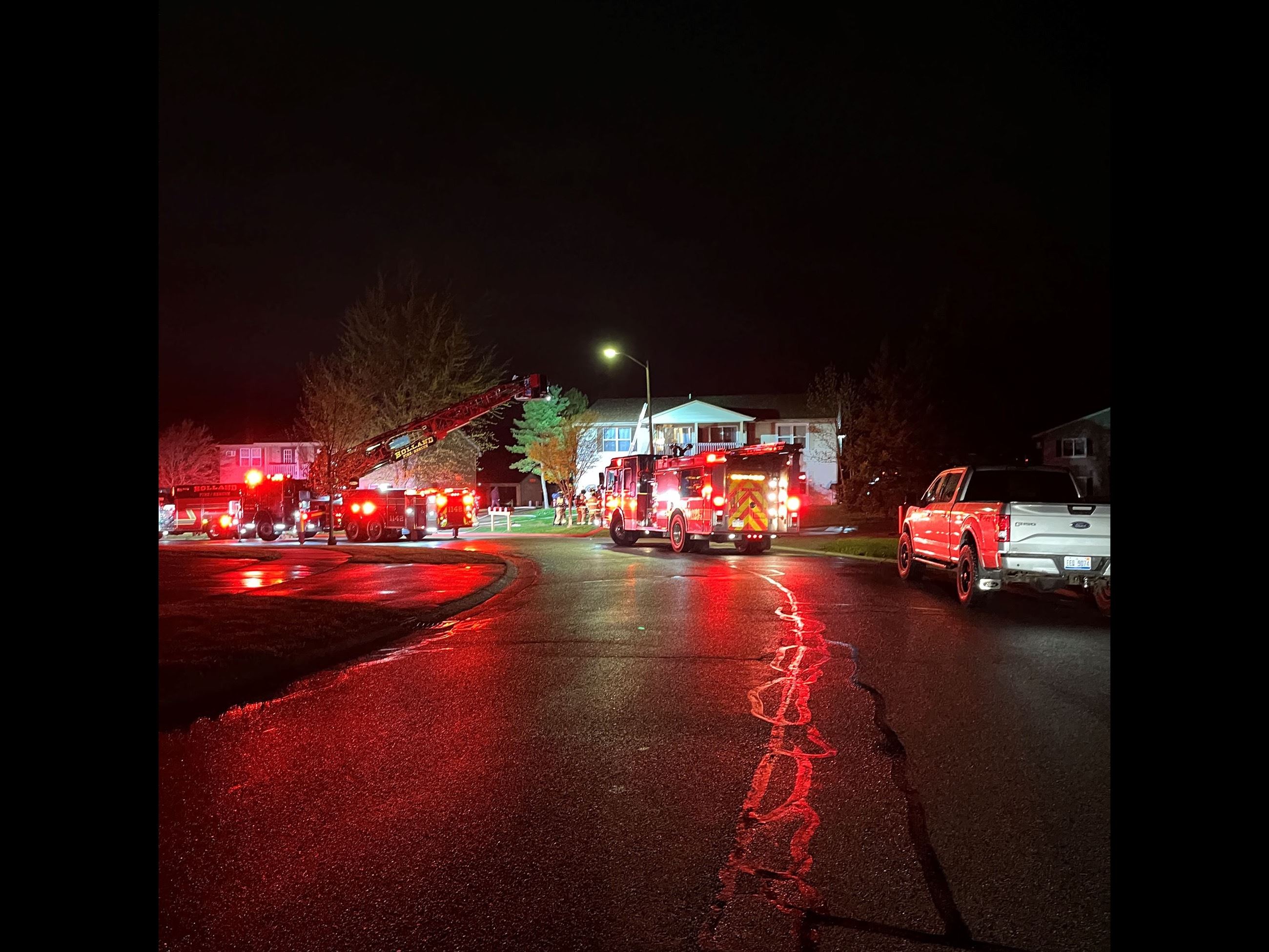 Apartment fire
