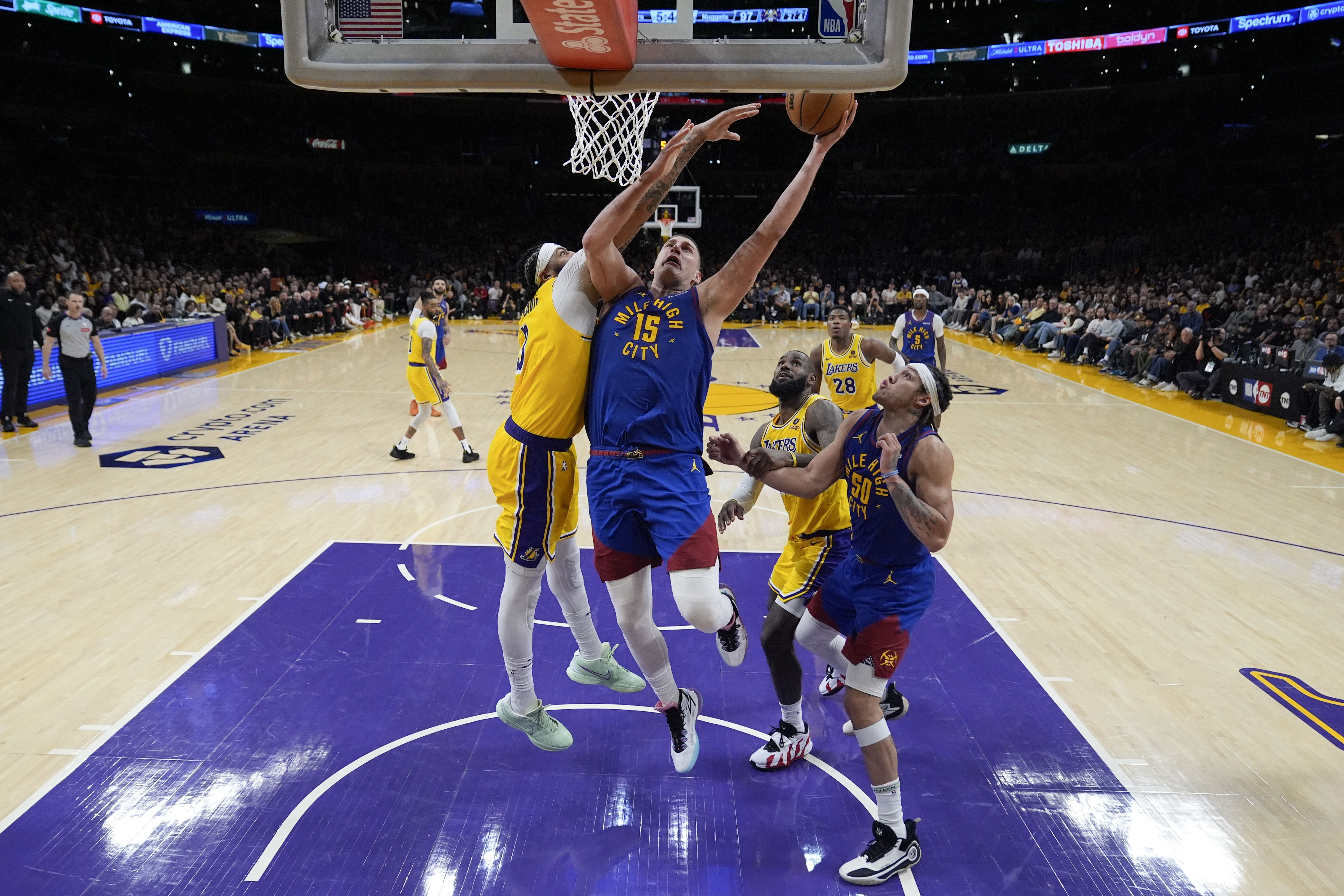 Nuggets Lakers Basketball
