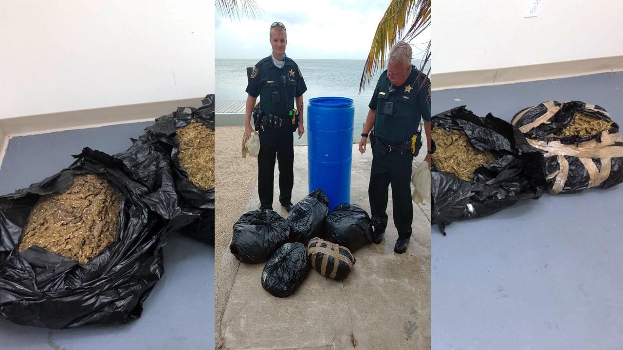 Marijuana washes ashore in Marathon