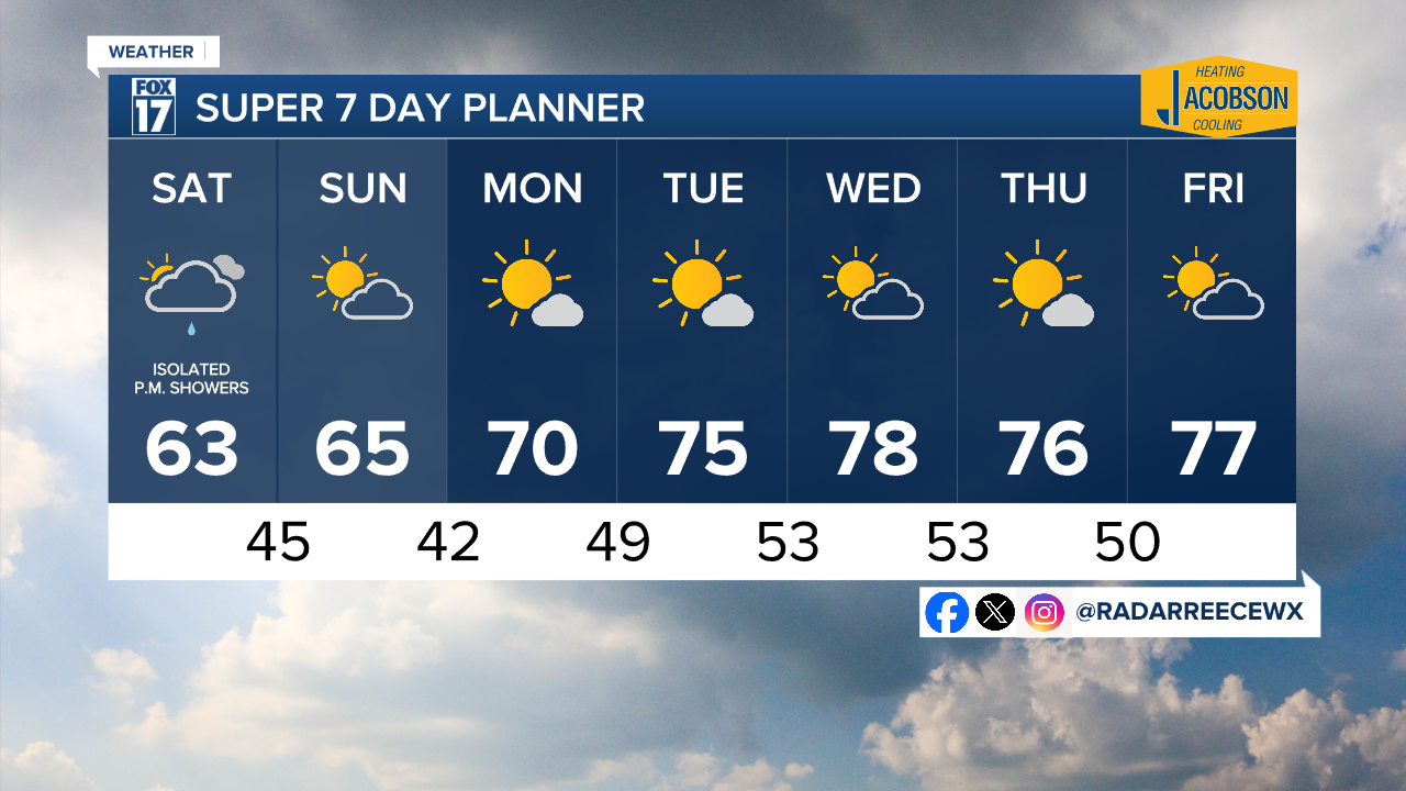 7 DAY FORECAST