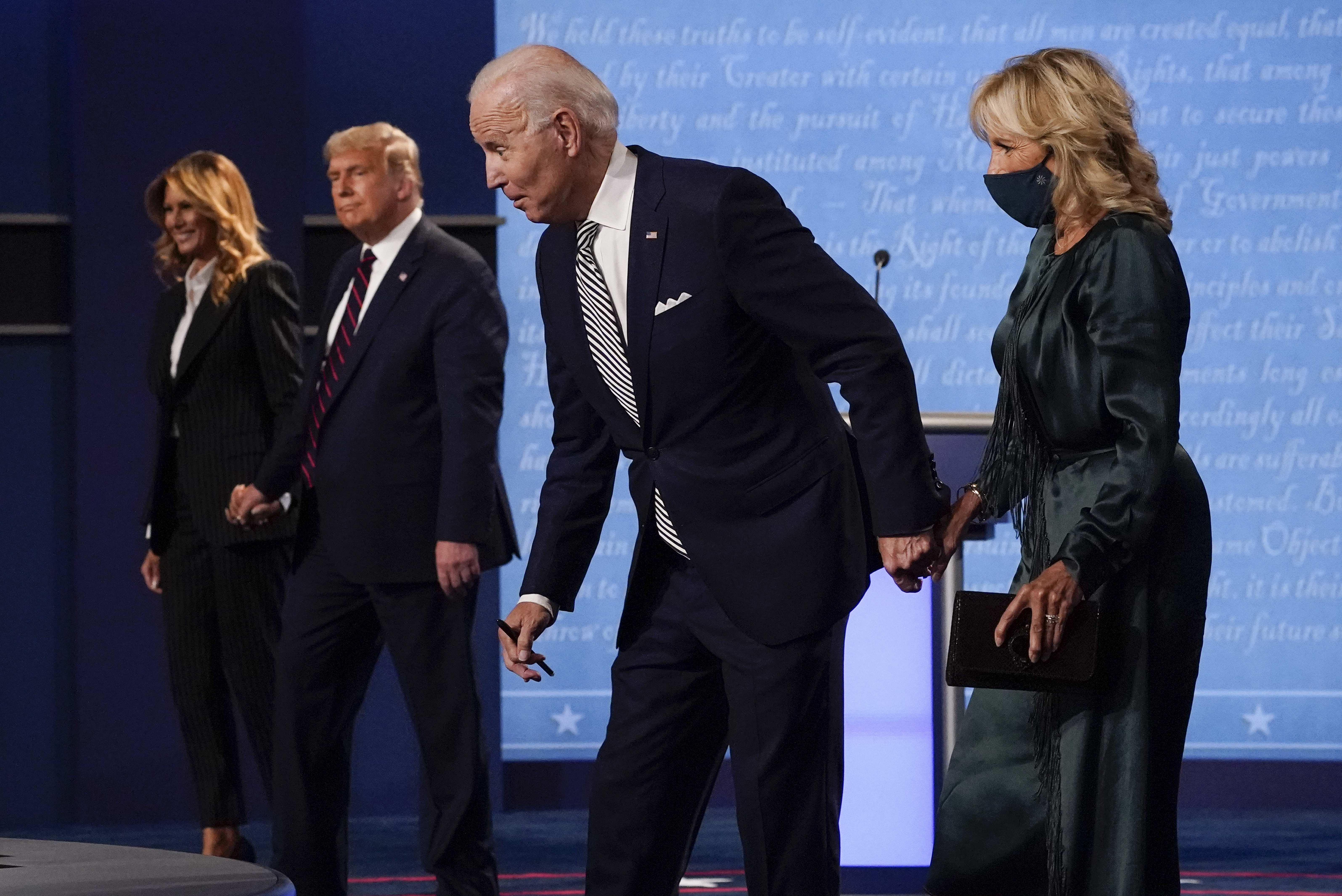 Biden says no debate if Trump still has virus