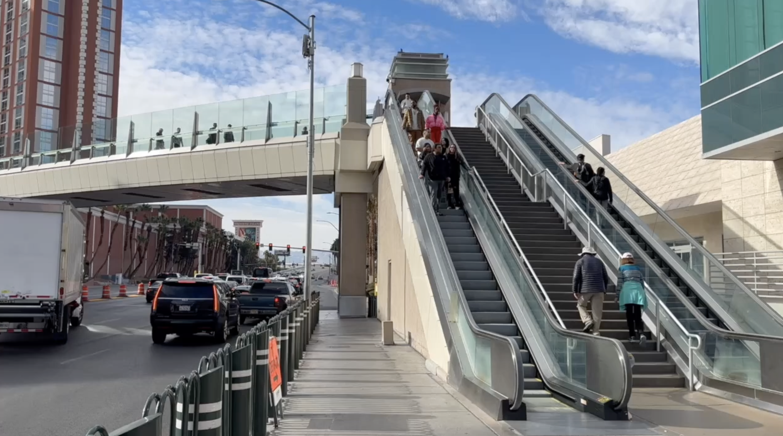 Las Vegas pedestrian bridges