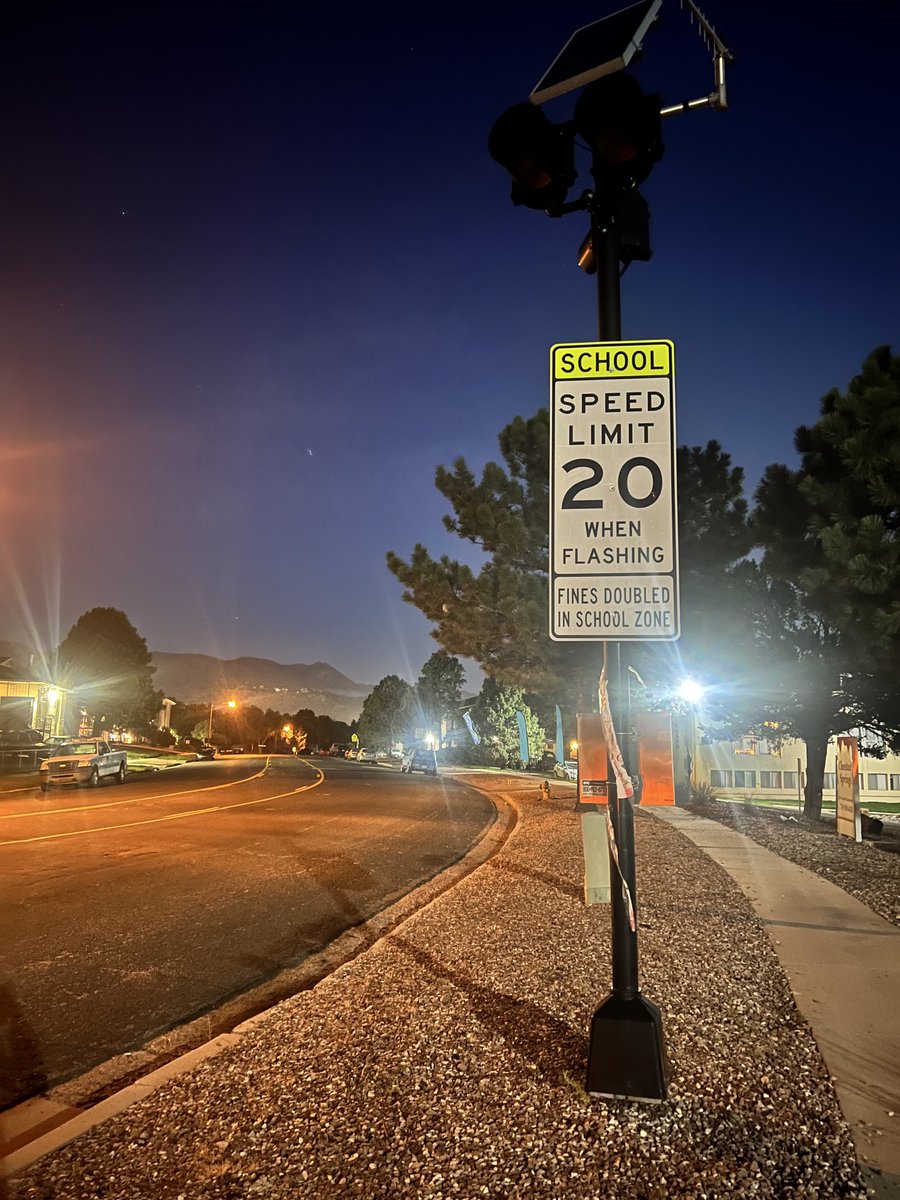 Be aware of school zones 