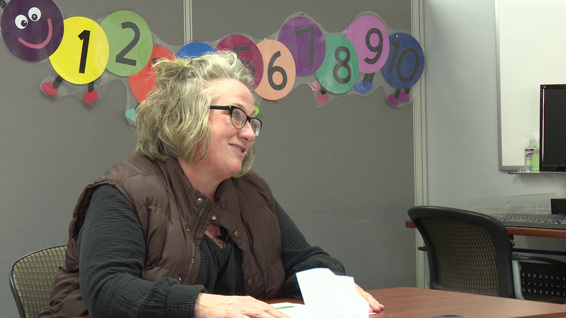 Carrie Galvez, the Family Services Coordinator with Head Start