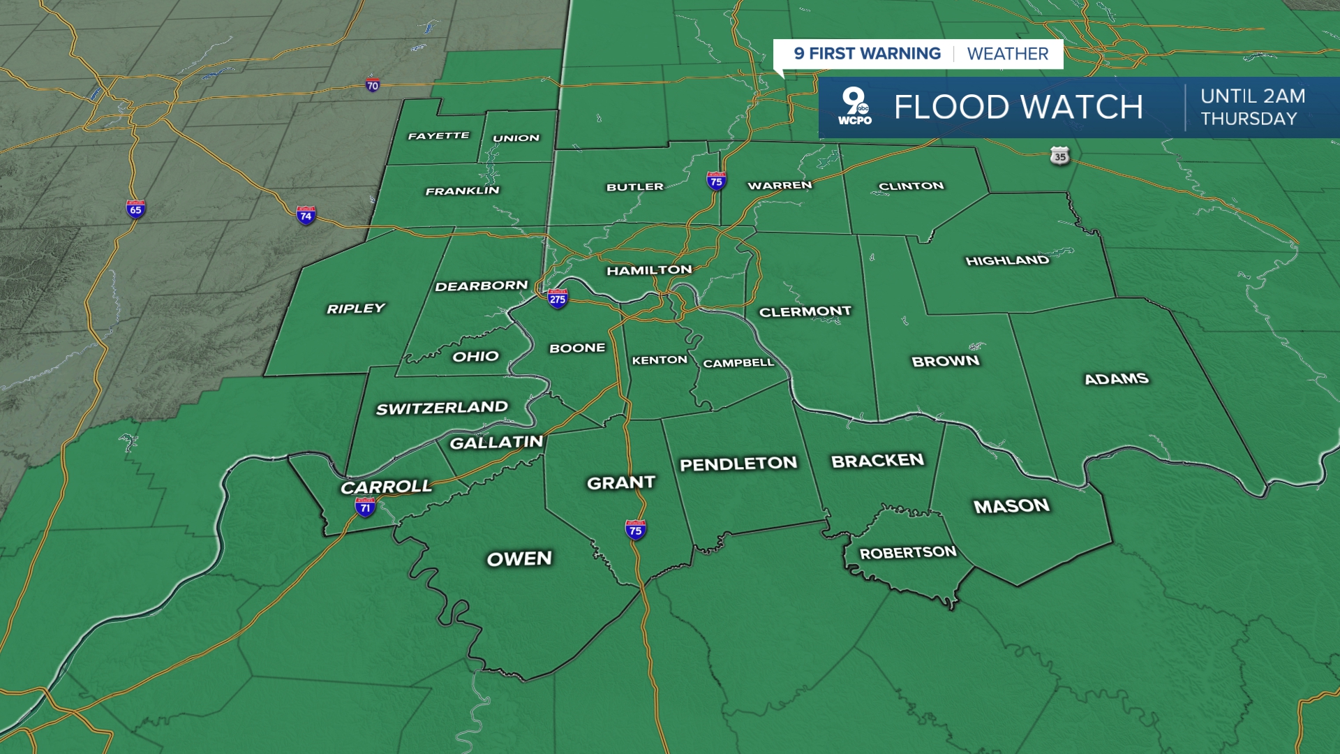 Flood Watch in effect