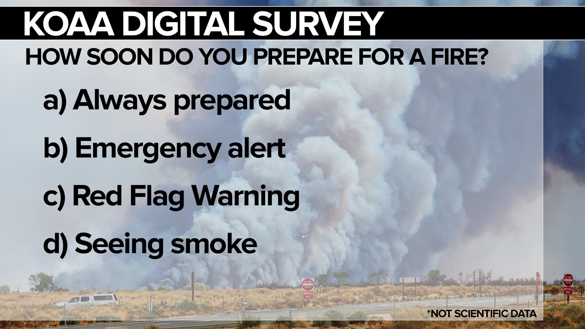 Fire Preparation Survey