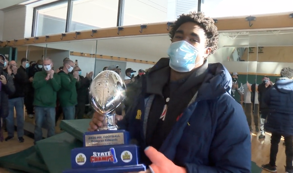 Donovan Edwards Mr Football Award