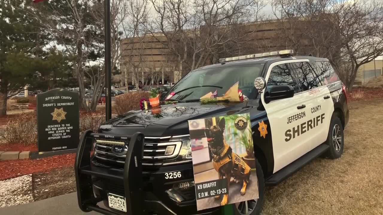 jefferson county sheriff's office K-9 graffit 