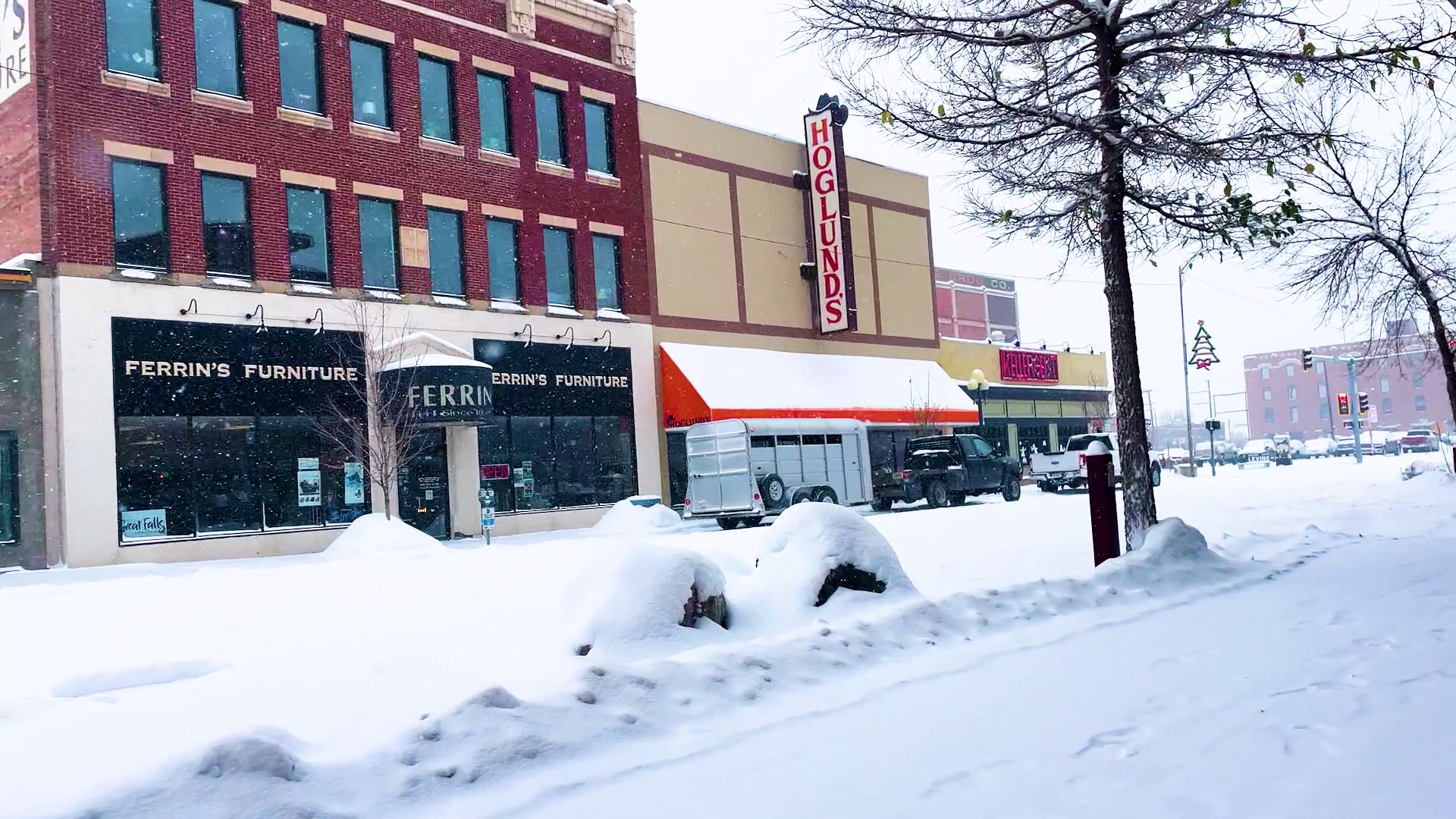 Snow in Great Falls (November 9, 2022)