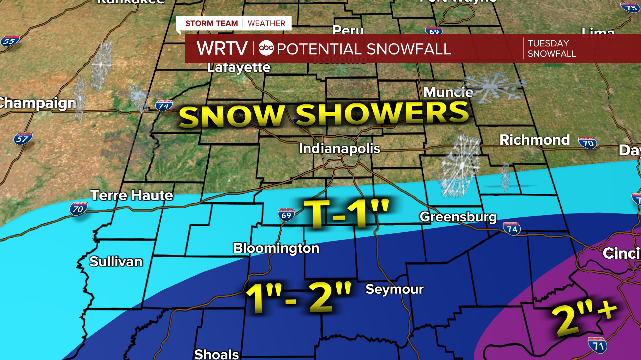 Tuesday Snow Forecast
