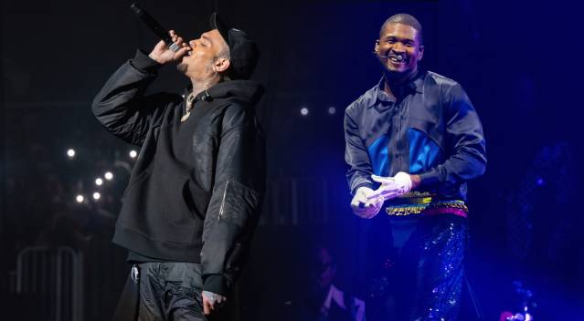CHRIS BROWN AND USHER 