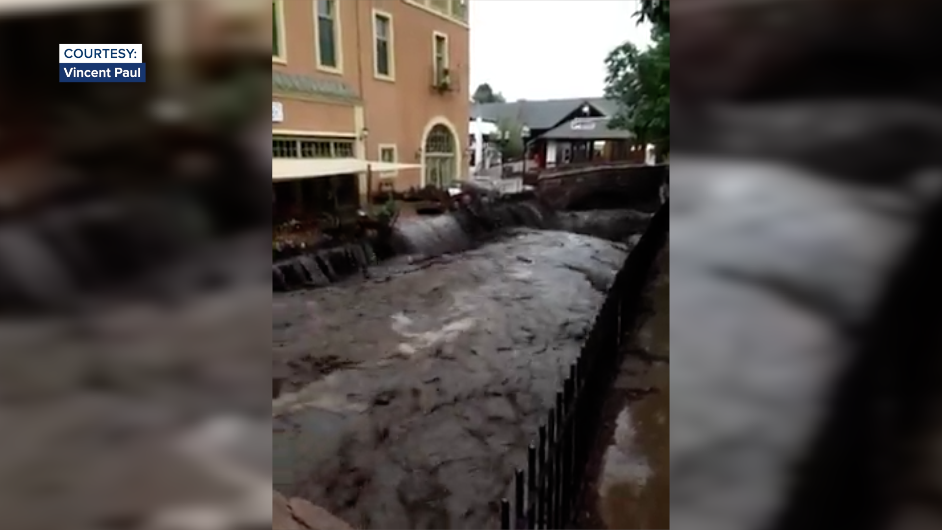 The burn scar lead to flash flooding in Manitou Springs after the Waldo Canyon Fire.