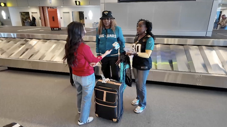 Jaguars fans at draft 