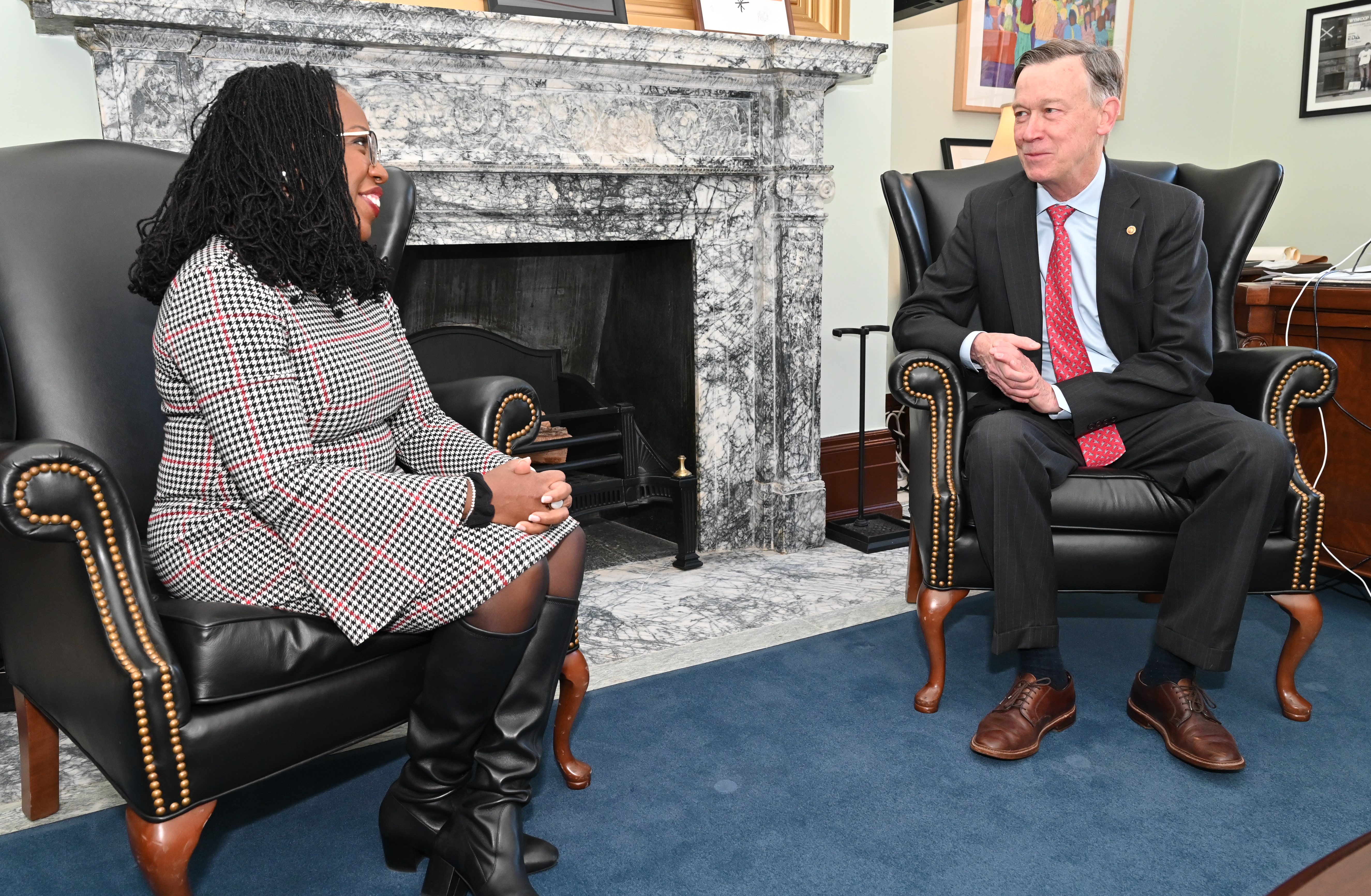 U.S. Senator John Hickenlooper meets with Judge Jackson