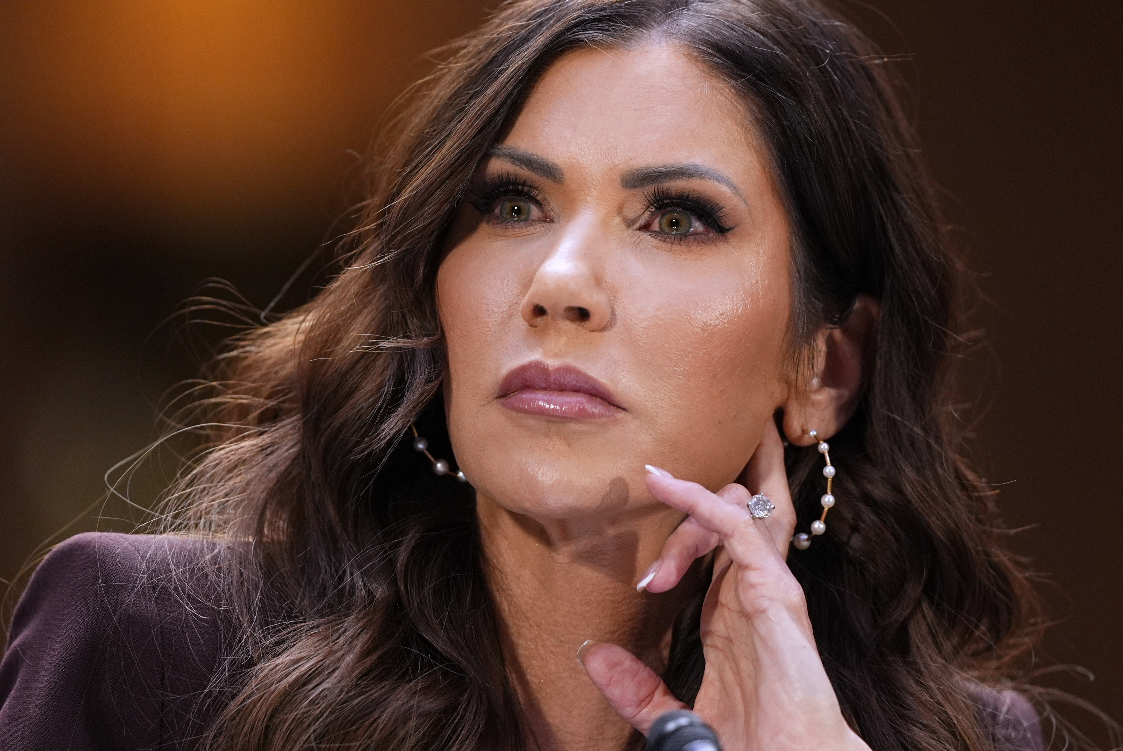 FILE - Homeland Security Secretary Kristi Noem appears for an oversight hearing before the Senate Judiciary Committee at the Capitol in Washington, March 3, 2026.