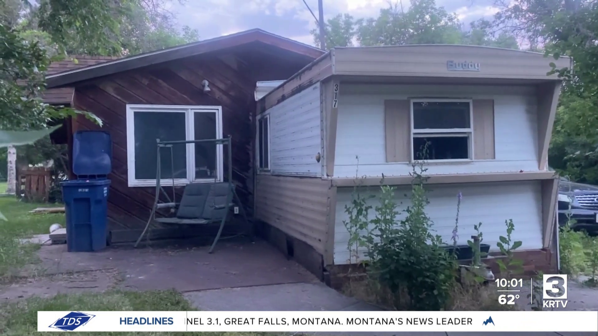 1 person seriously injured in Great Falls house fire - July 13, 2023