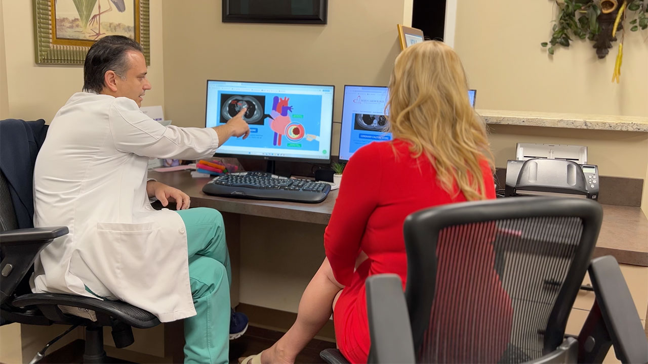 Dr. Emilio Garcia speaks with WPTV morning anchor Ashley Glass about heart health.