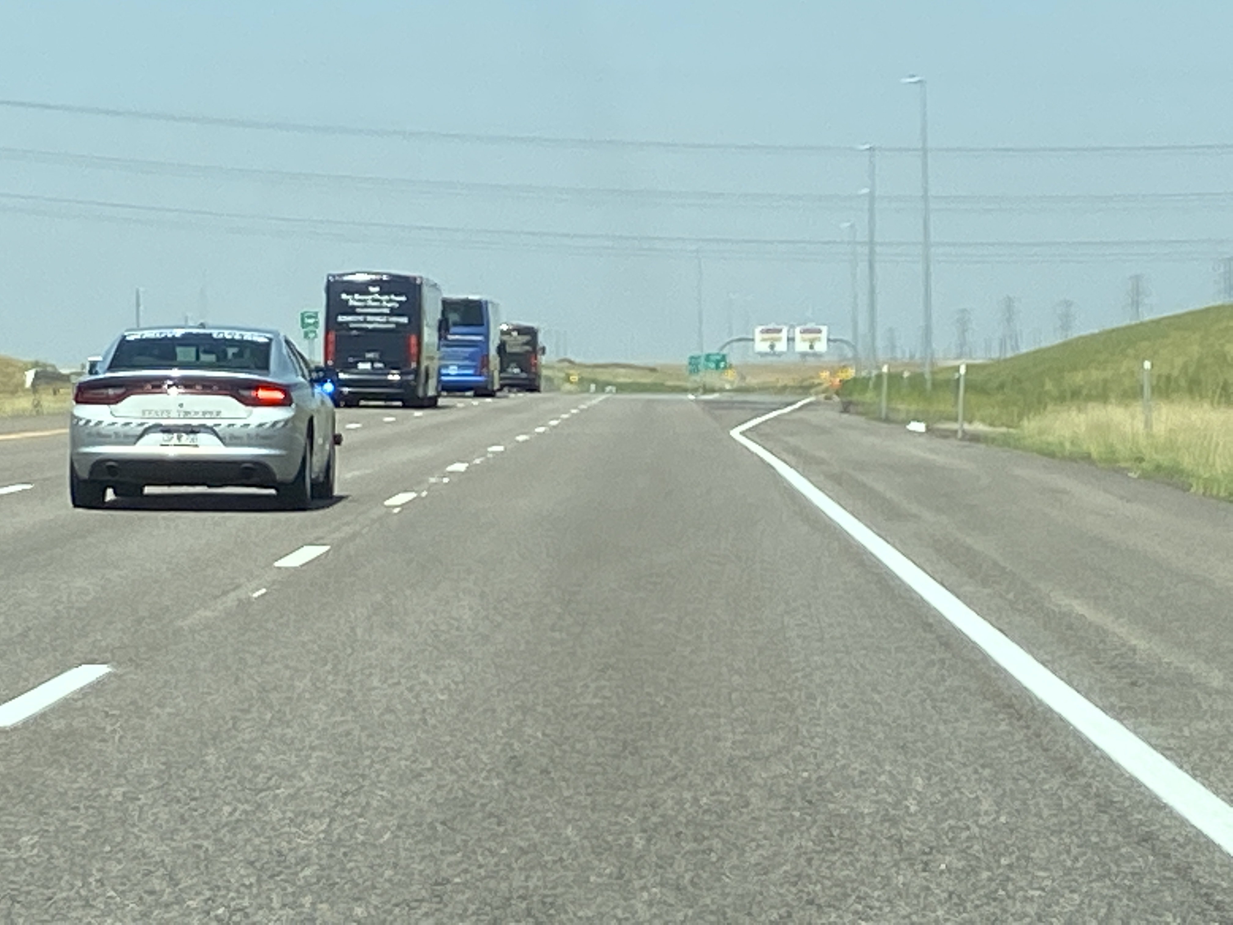Broncos escort to DIA