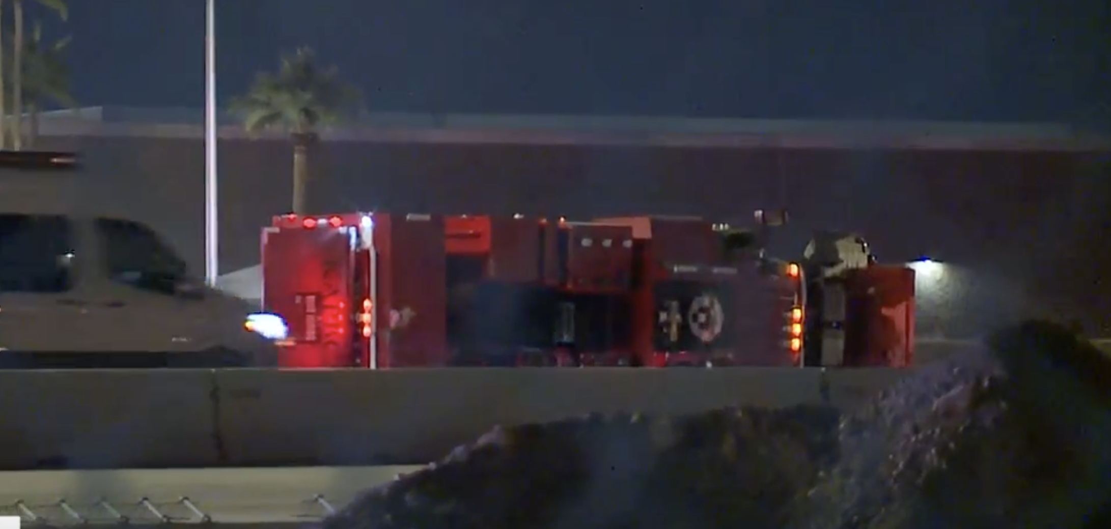 Tanker rollover I-10