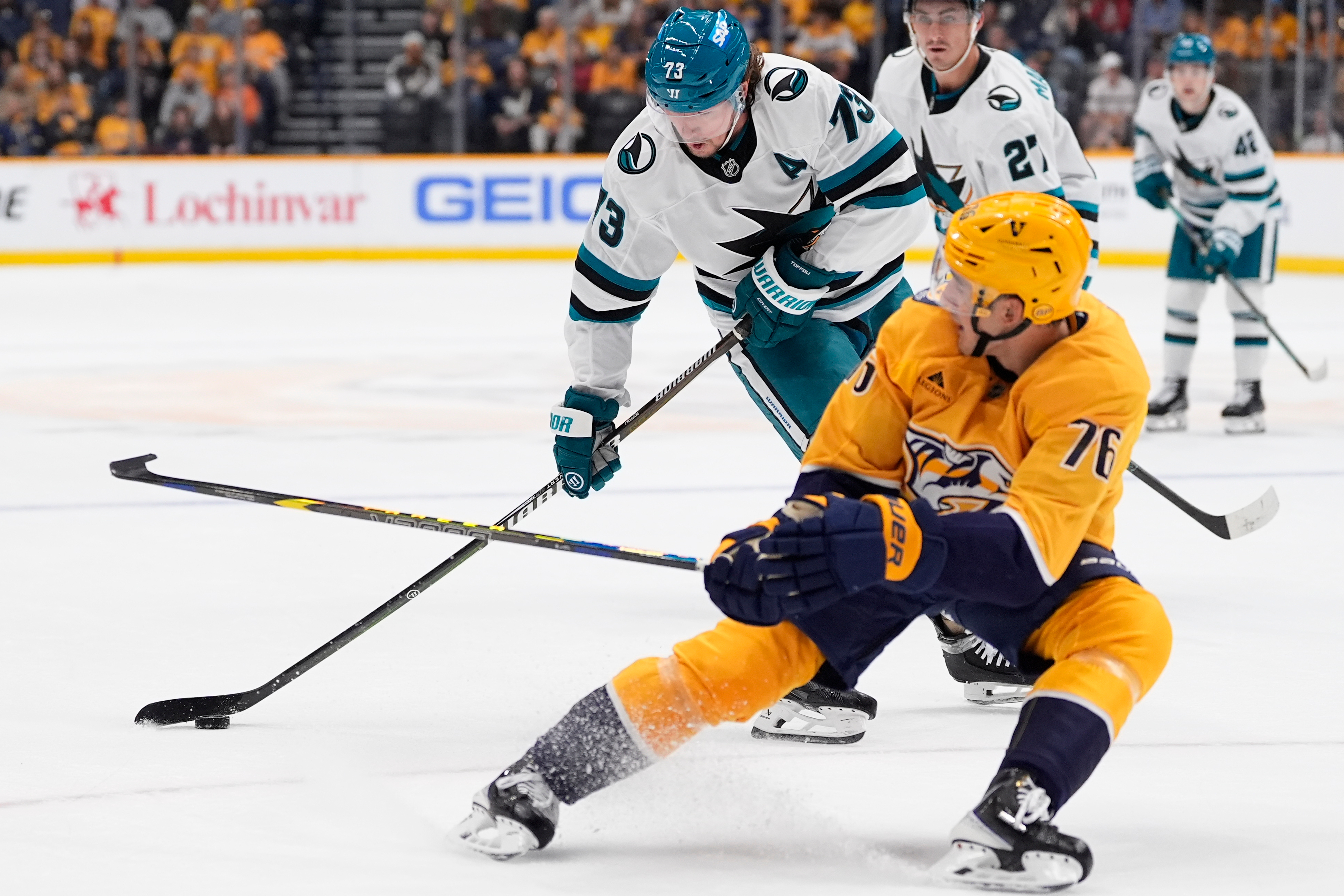 Sharks Predators Hockey