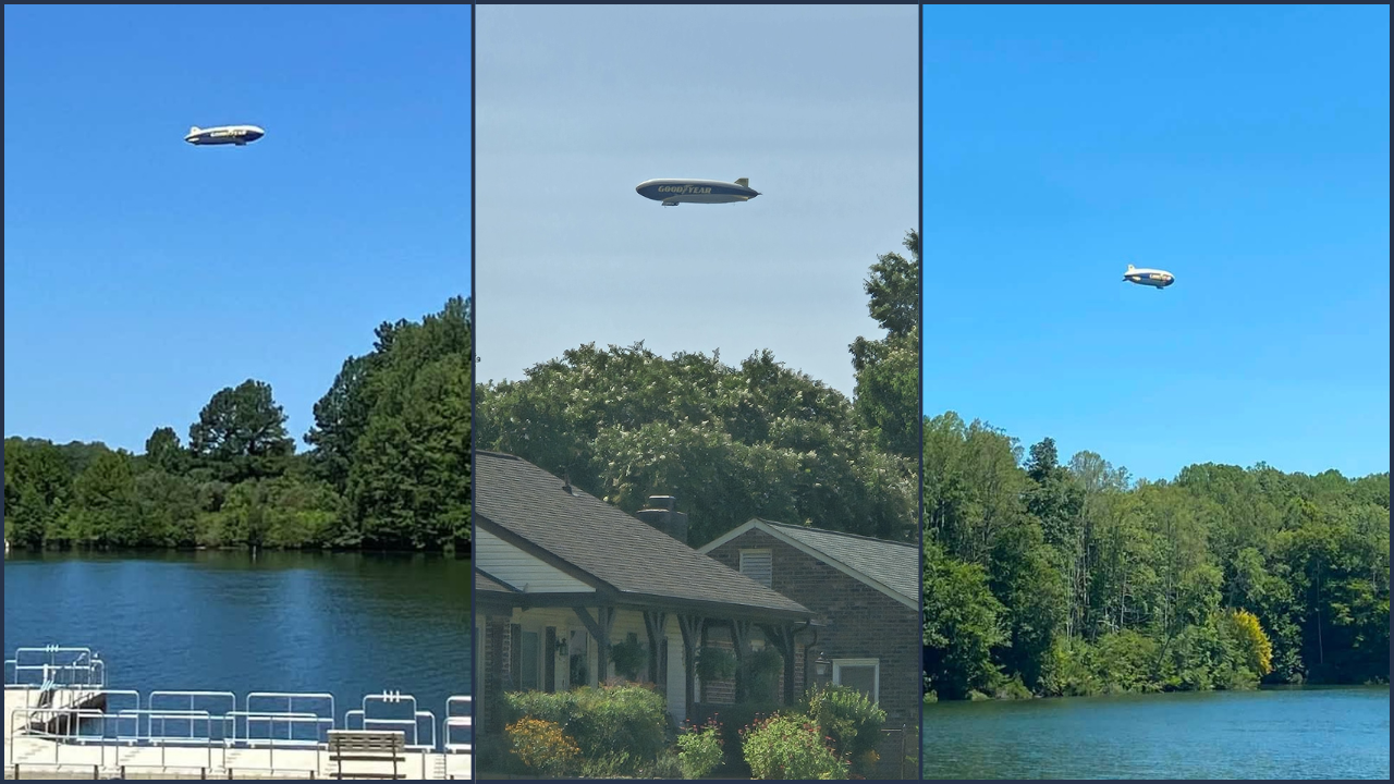 PHOTOS: Goodyear Blimp spotted over Virginia