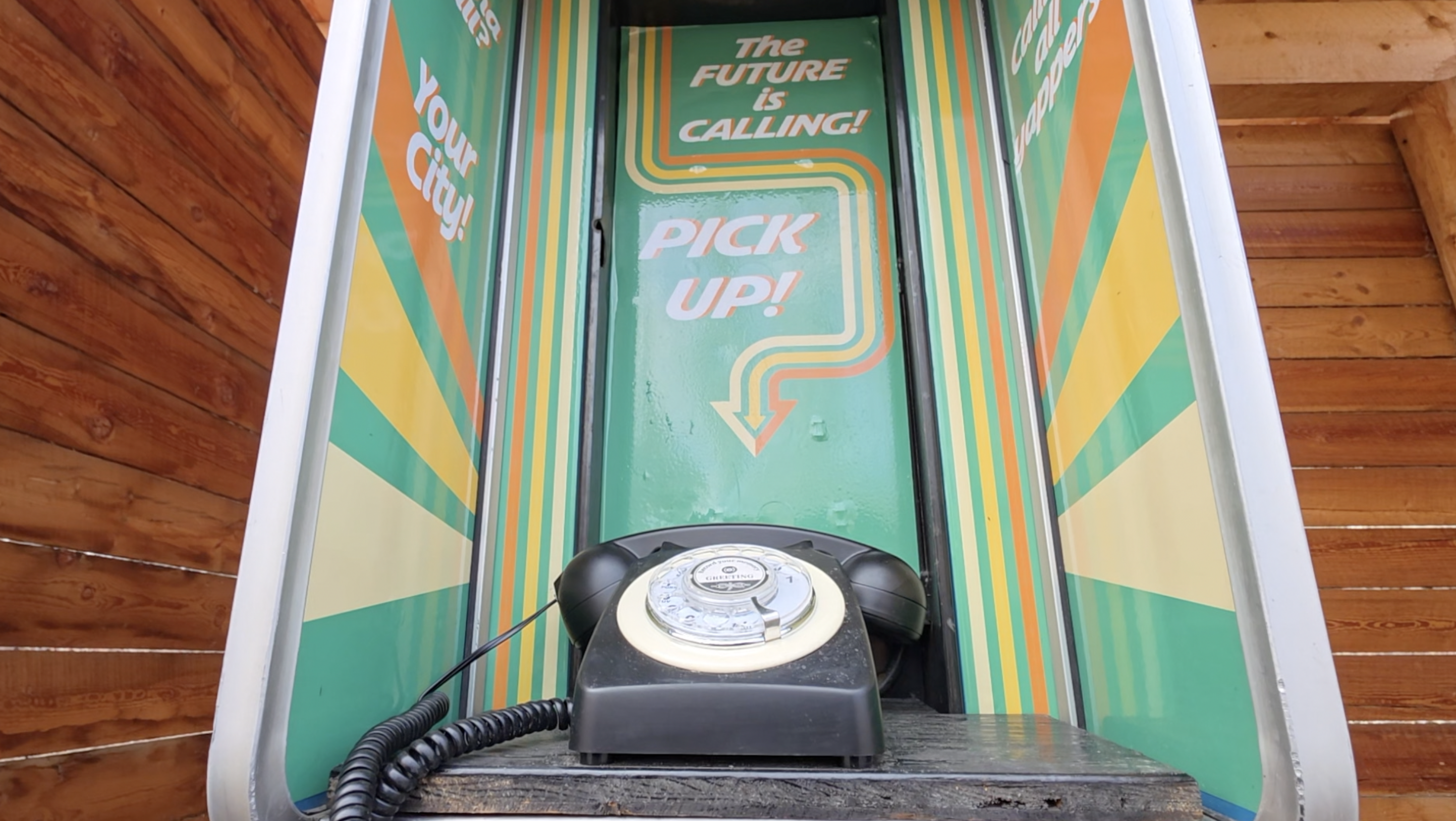 The city of Bellevue is using a retro-style phone to collect resident feedback on its comprehensive plan