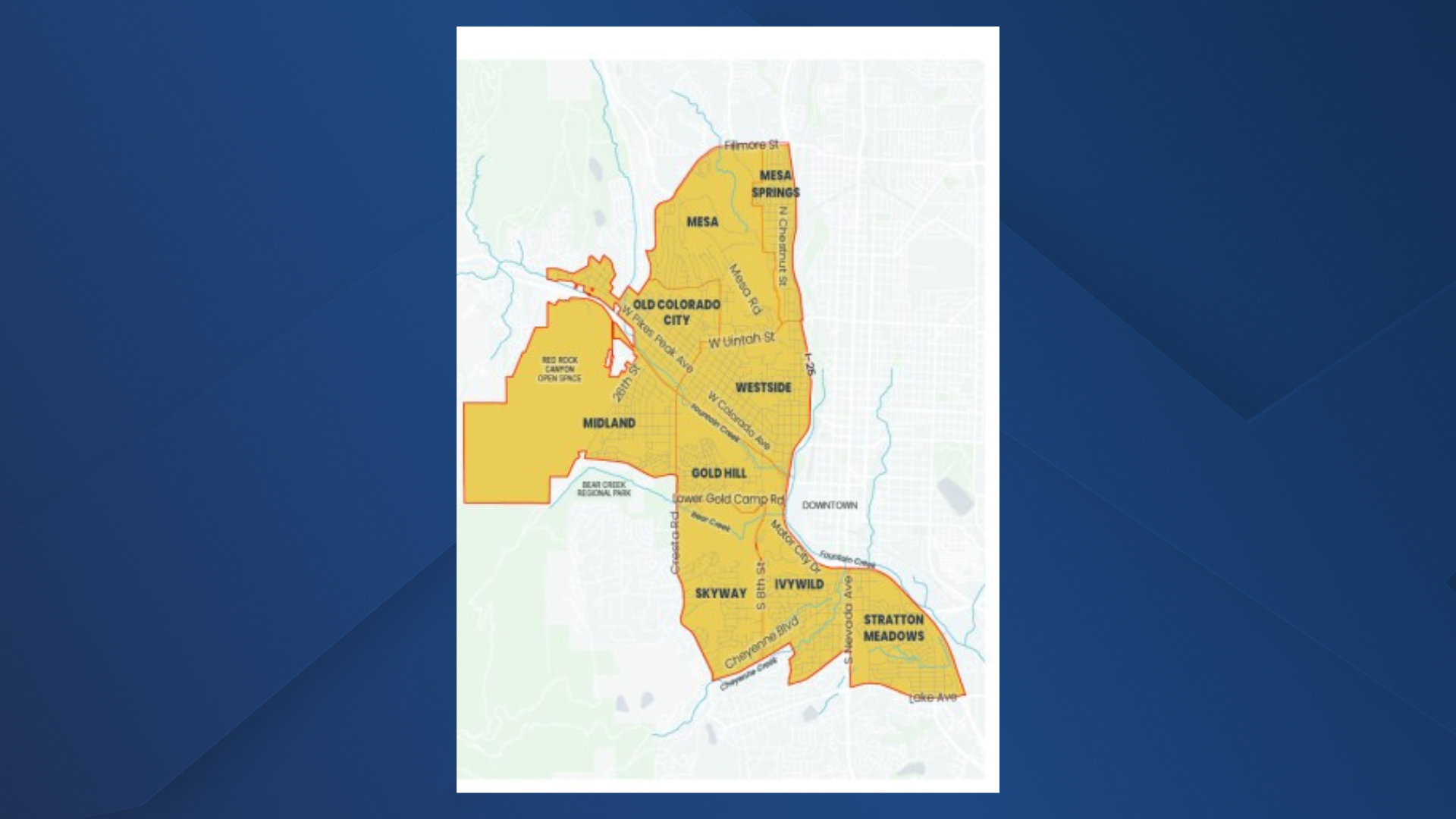 Greater West Side Community Plan Map