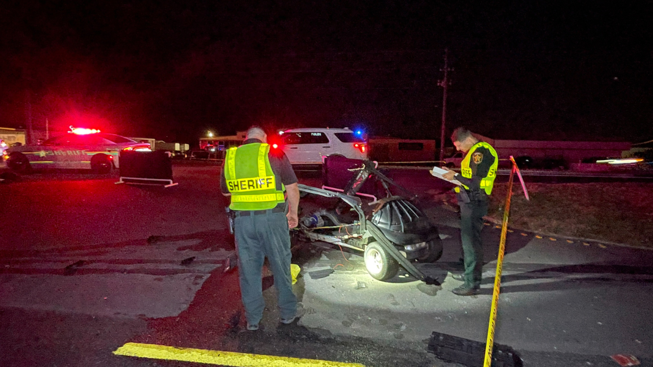 fatal golf cart crash in Lakeland