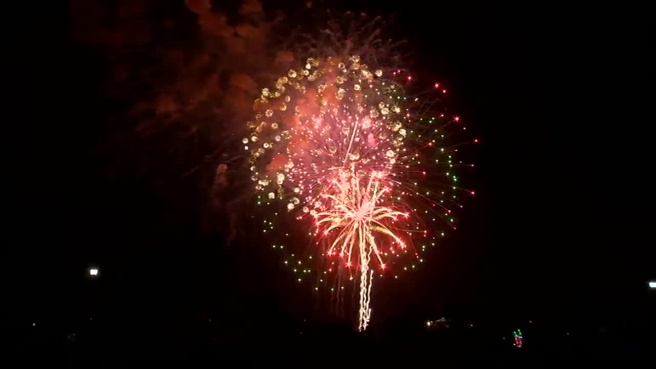 Fireworks Display, Bakersfield, July 4, 2021