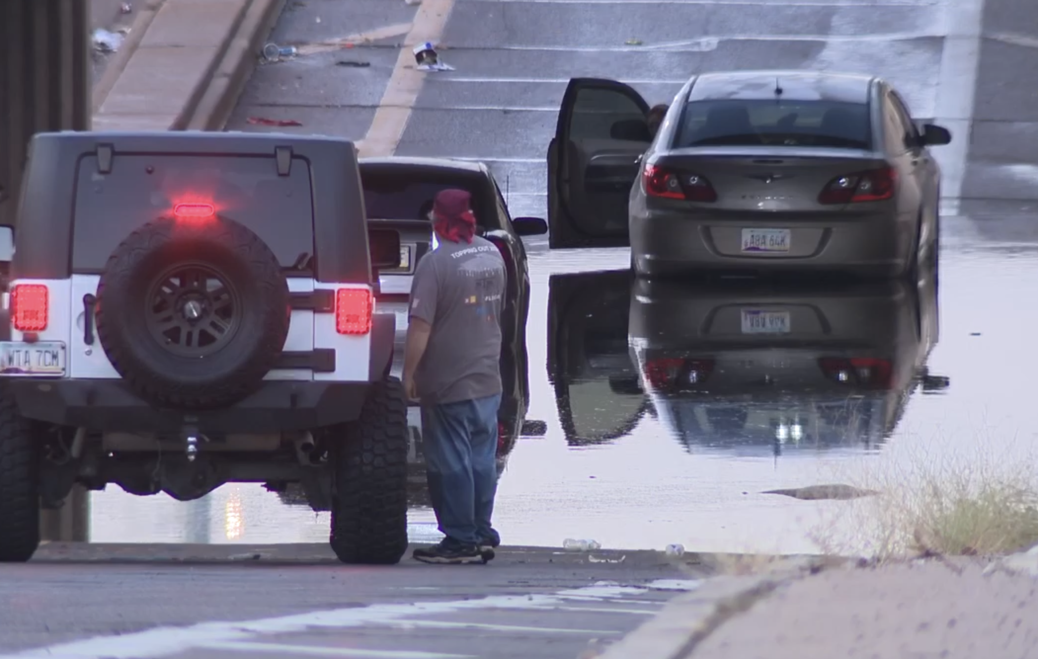17th avenue and madison flooded underpass