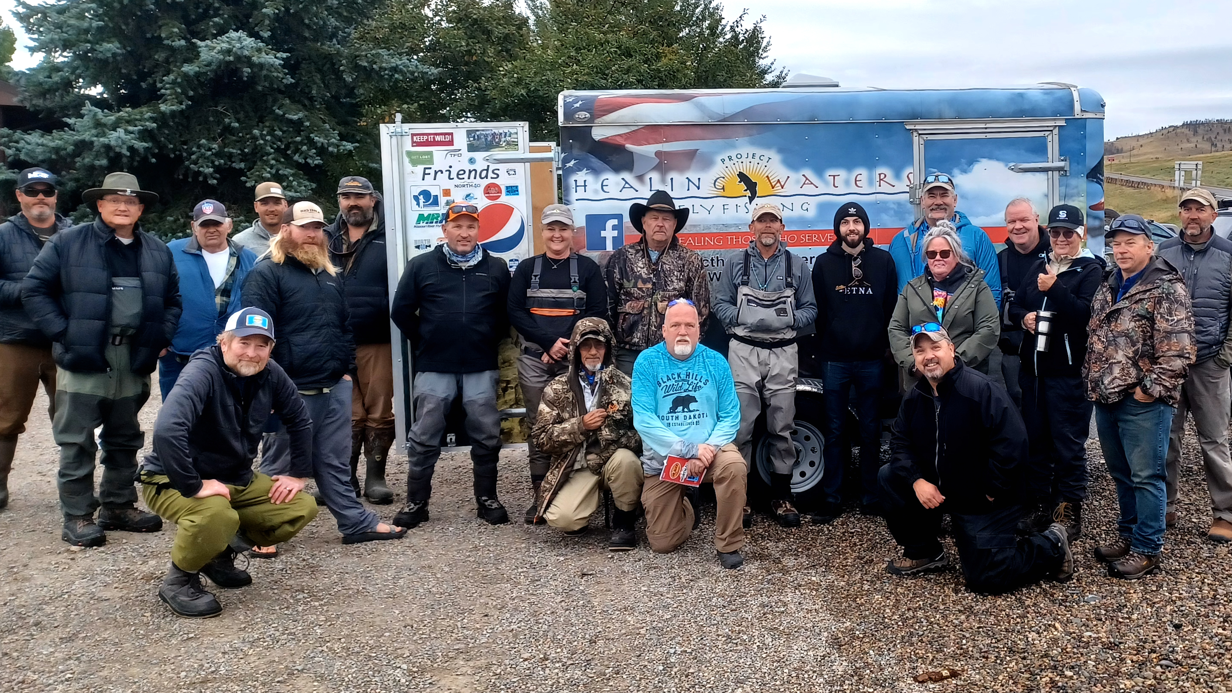Veterans and Guides with Project Healing Waters