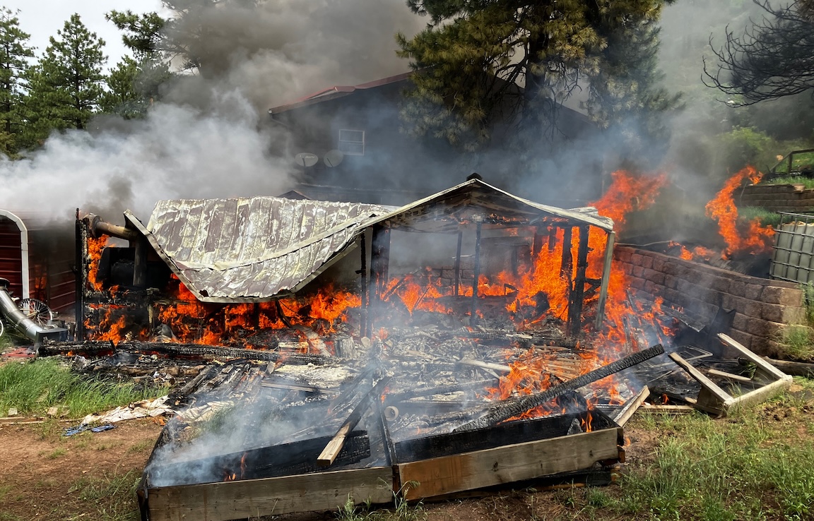 Outbuilding Fire