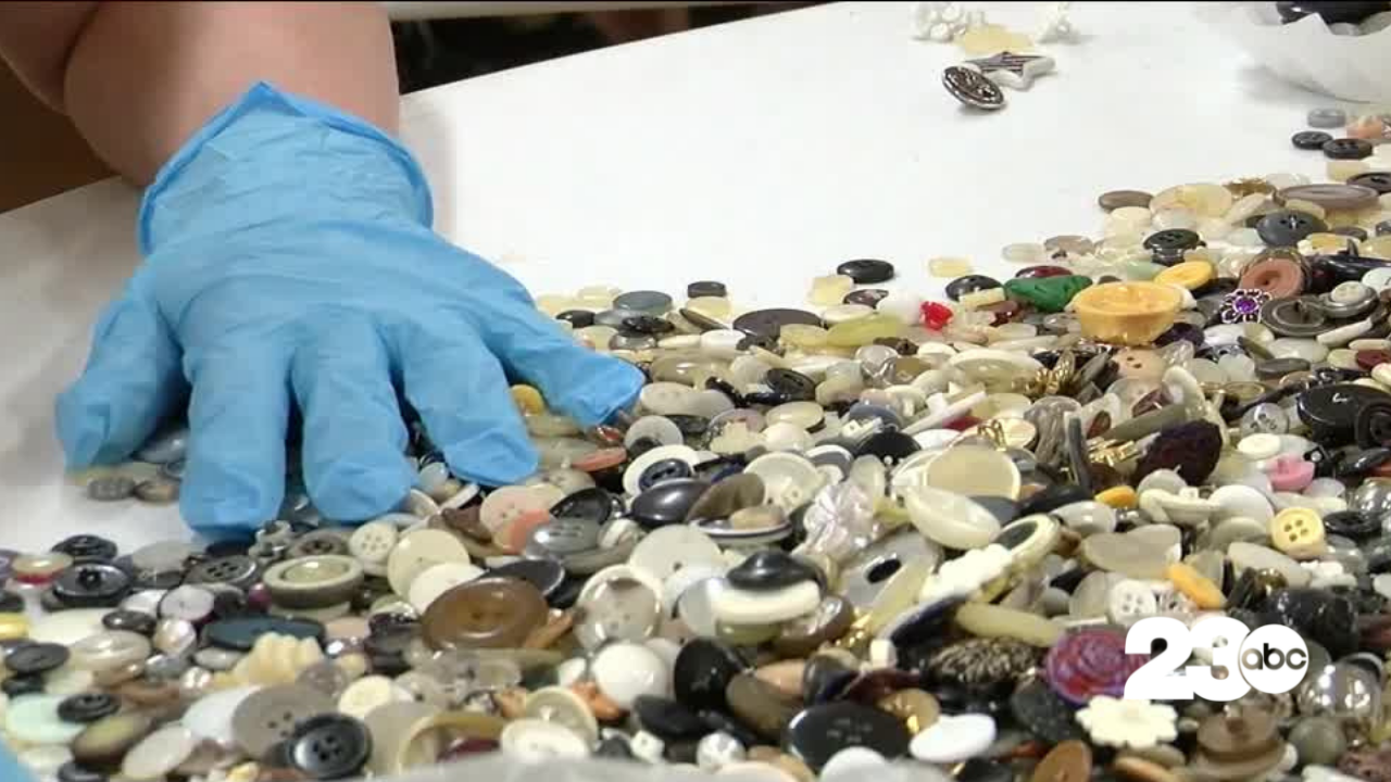 Chabad of Bakersfield Holocaust Memorial Button Sorting