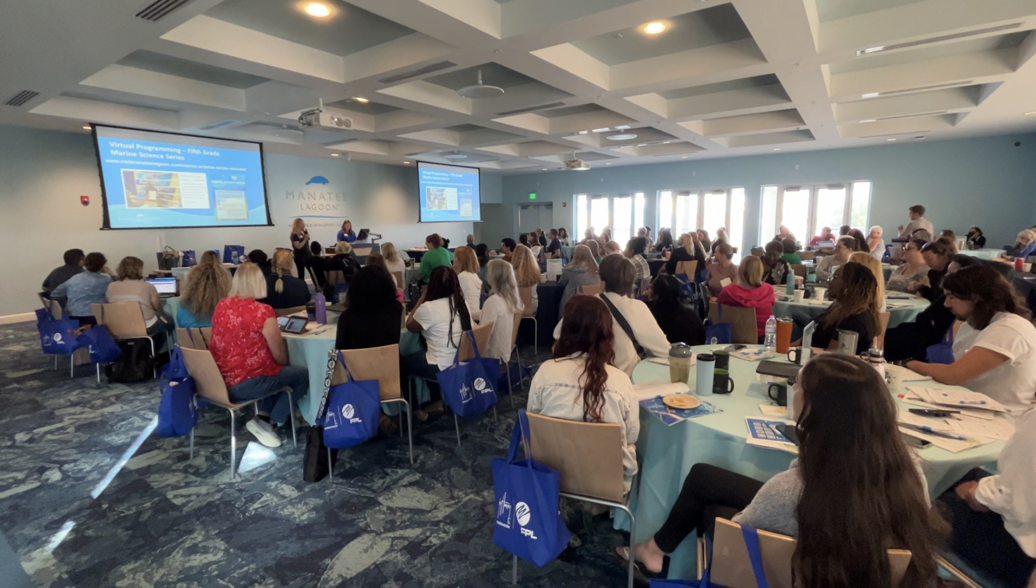 FPL teacher sustainability symposium Manatee Lagoon November 2023