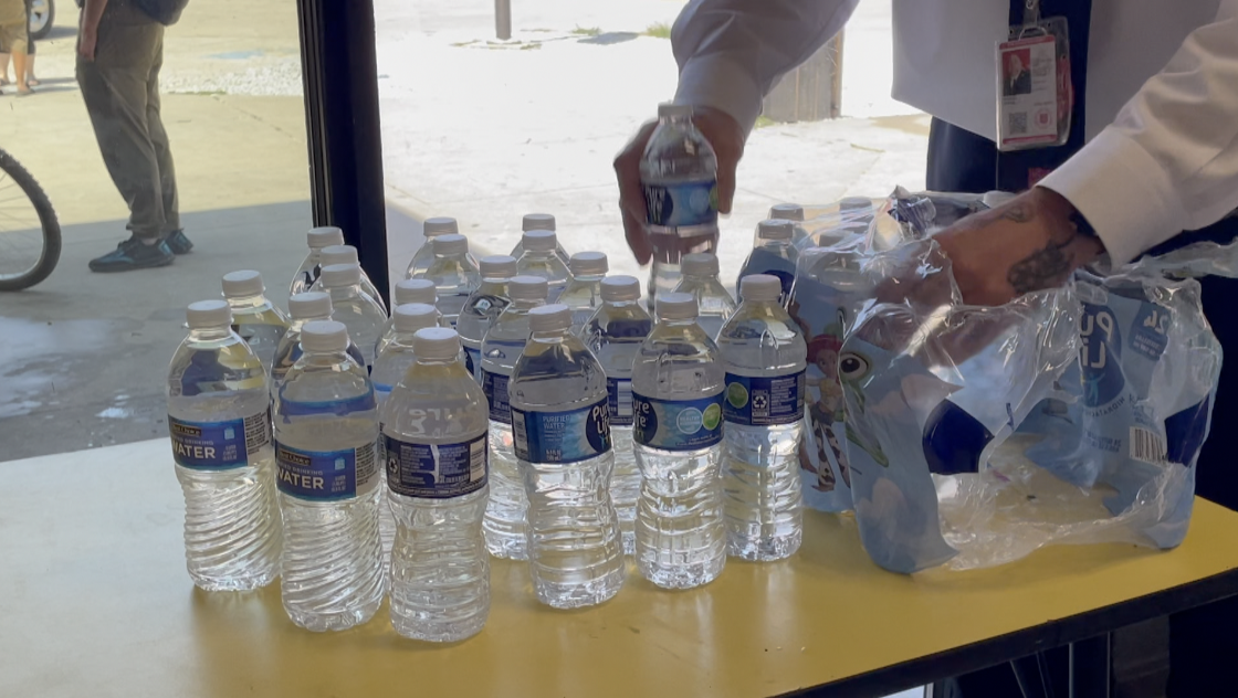 Water bottles Salvation Army