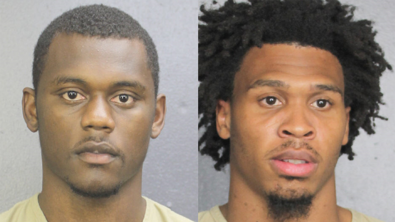 DeAndre Baker and Quinton Dunbar mug shots