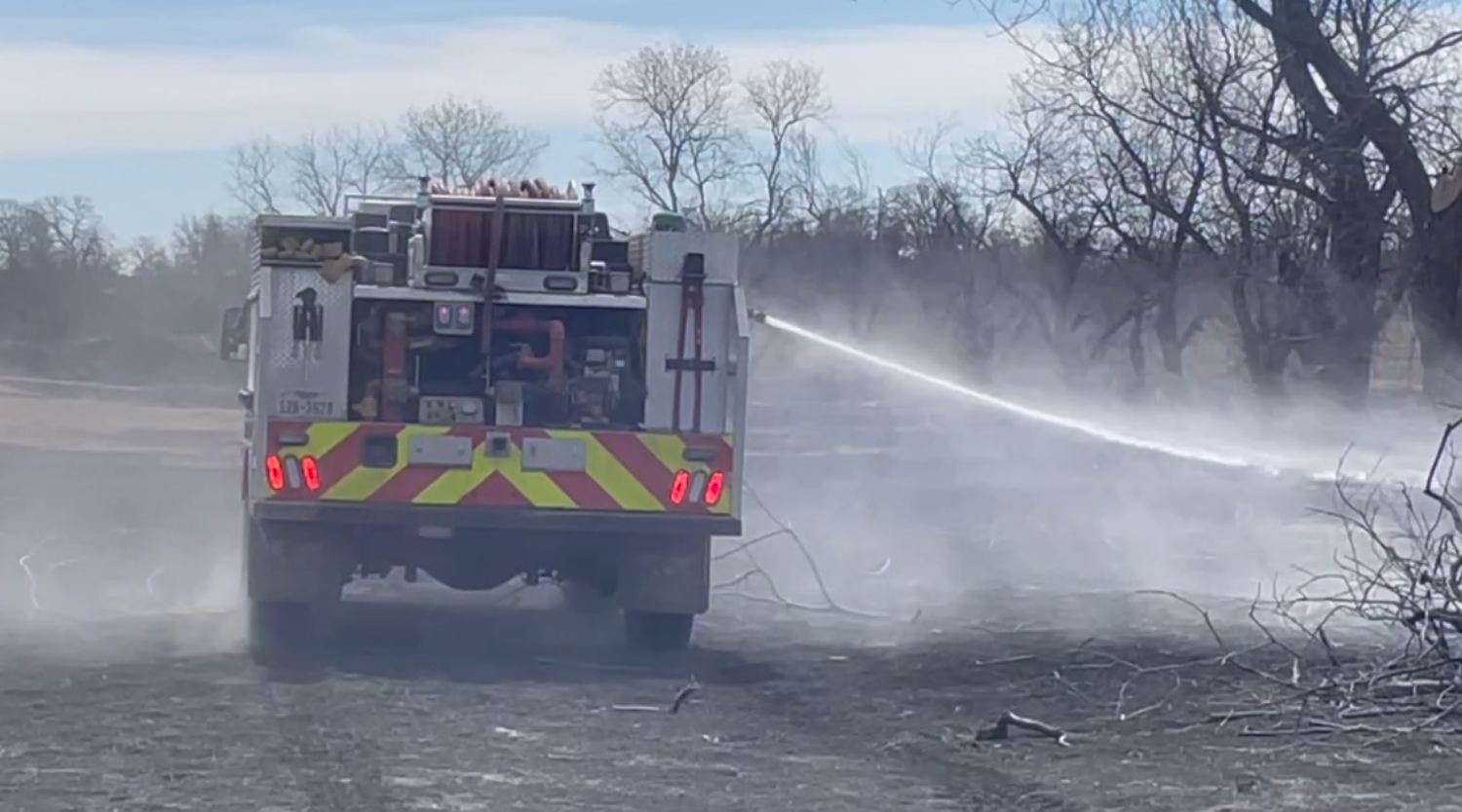 Cottonwood Creek Wildfire in San Saba County