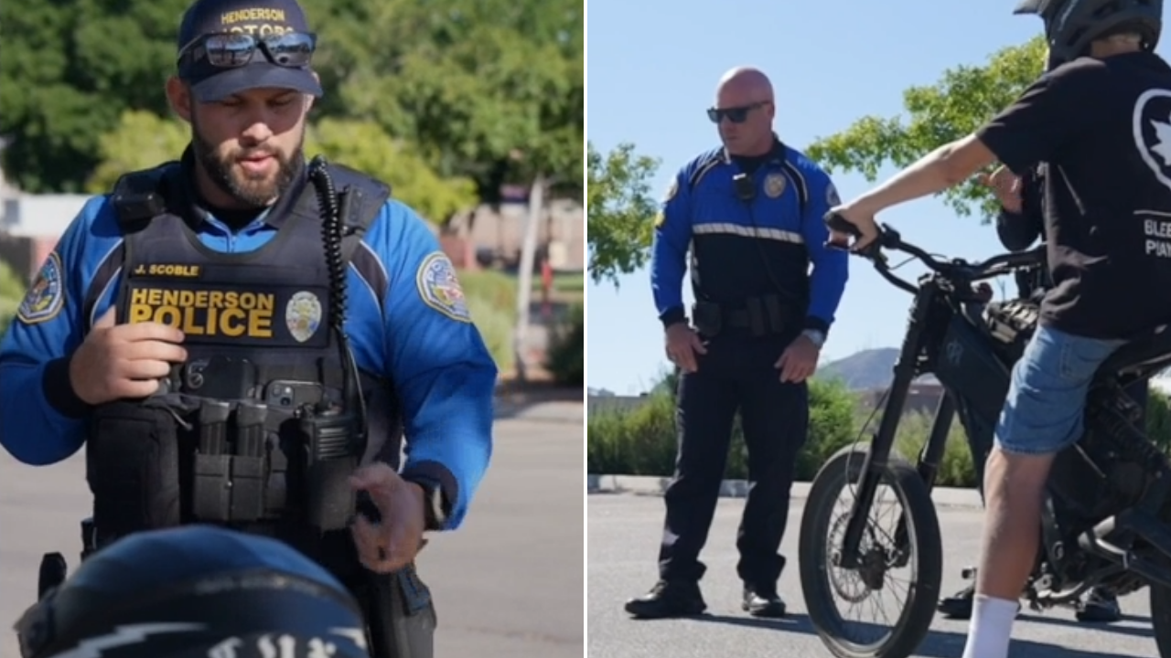 Henderson police launch enforcement campaign after 40+ e-bike crashes this year, targeting illegal e-motorcycles with fines up to $740.