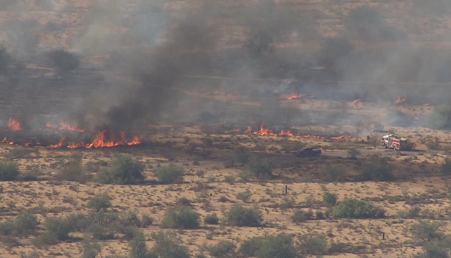 Brush fire near Tatum and Pinnacle Peak 